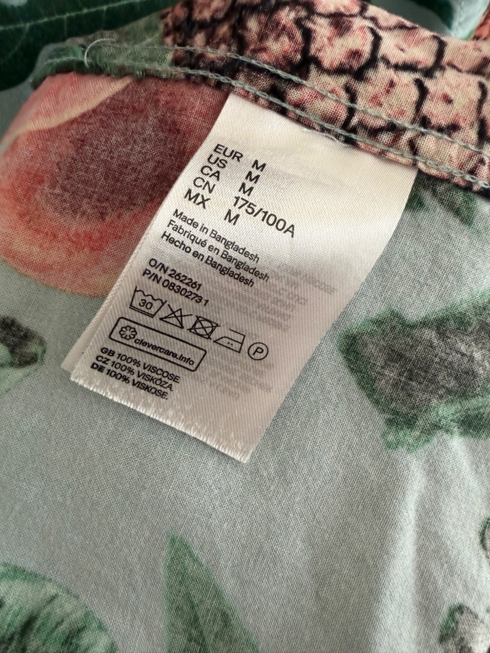 H&M Tropical Button down - Picture 4 of 4